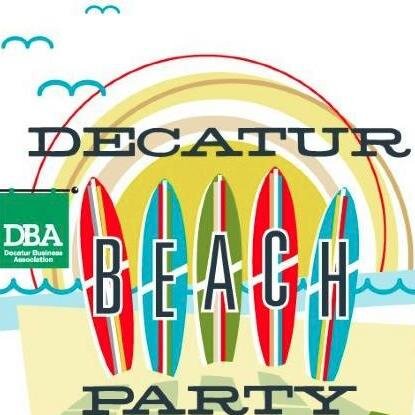 DecaturBeach's profile picture. Annual Decatur Beach Party! Friday, June 20th 2014 from 5pm-11pm on Decatur Square! Tickets here: https://t.co/TIfvdnezEf