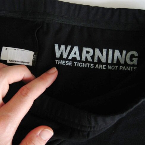 Leggings are not pants, jeggings are not pants. It isn't that hard, let me know if you need help.