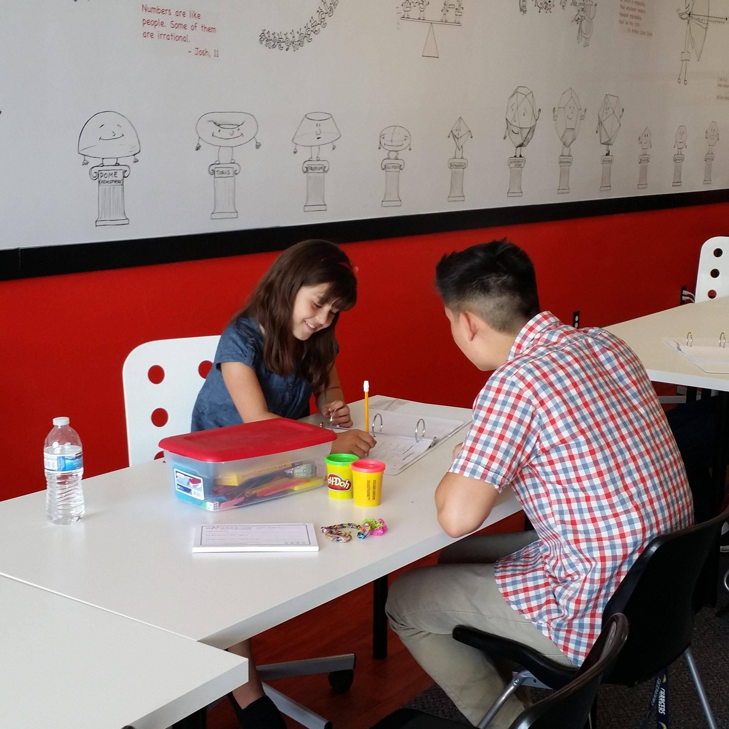 We are a math only learning center that makes math make sense!