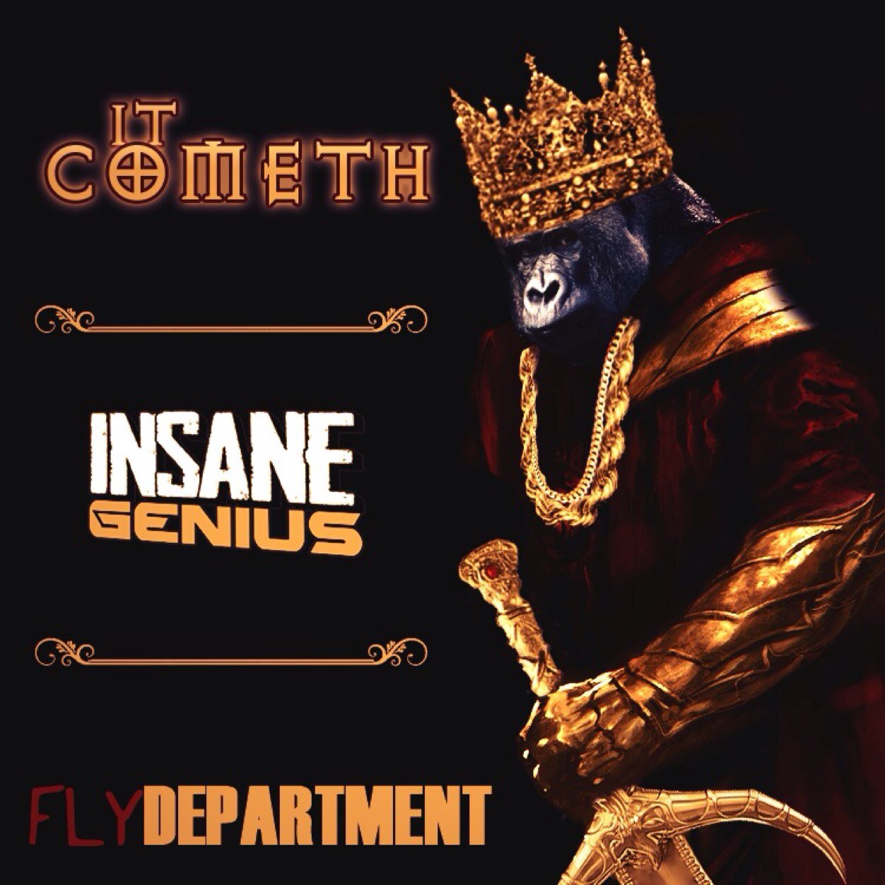 InsaneGeniusClo's profile picture. There is no great genius without some touch of insanity | Dope clothing for Dope people | Ape or Die