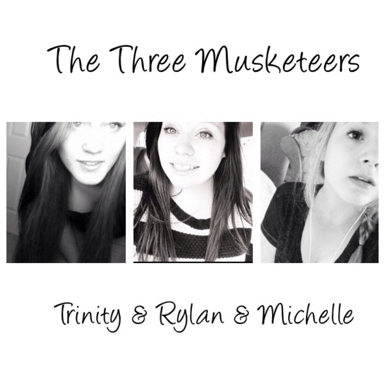 Heyy! We are TheThreeMusketeers! We are brand new youtubers, so go subsribce!!