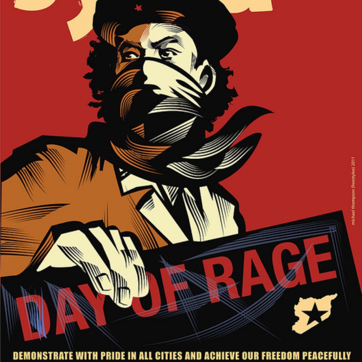 In existence to spread the word to the people who are unaware of the monstrosity in Syria.