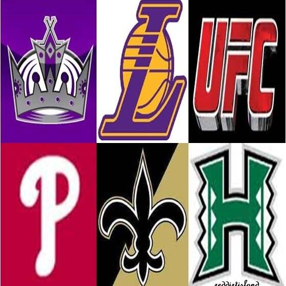 Love & support the Arts,Lakers,LAKings,New Orleans Saints, Phillies, UFC,UH Football, and David Cook. Might have an odd sense of humor..possibly..definitely.