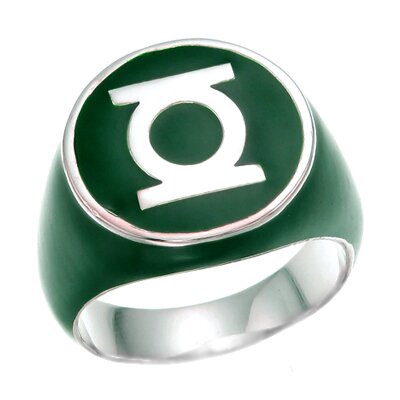 Custom comic inspired fan made superhero jewelry such as Green Lantern silver rings , Superman charm necklaces , The Flash rings and more.