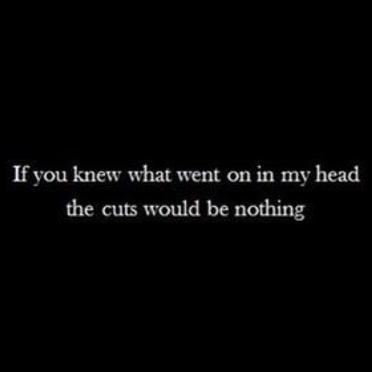 Im losing a battle against myself.