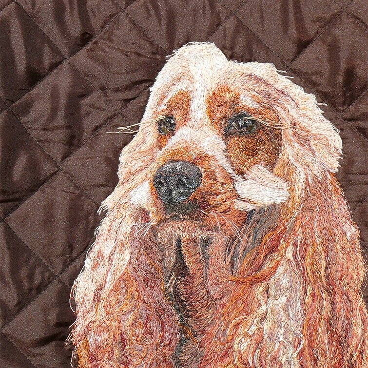 Art Sea Craft Sea produce Freehand Machine Embroidered Portrait Commissions of your beloved pets - painted with hundreds of threads and oodles of love.