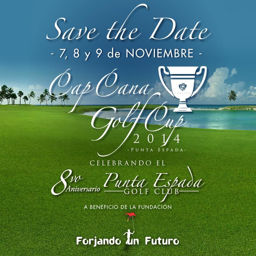 Cap Cana Golf Cup 2013 - 7mo Aniversario Punta Espada, a beneficio de la Fundación Forjando un Futuro. 2 y 3 de Noviembre. 809-469-7767