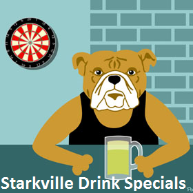 We NEED FOLLOWERS! Daily updates of drink specials at your favorite Starkville bars & restaurants for this coming semester!
Starkvilledrinkspecials@gmail.com