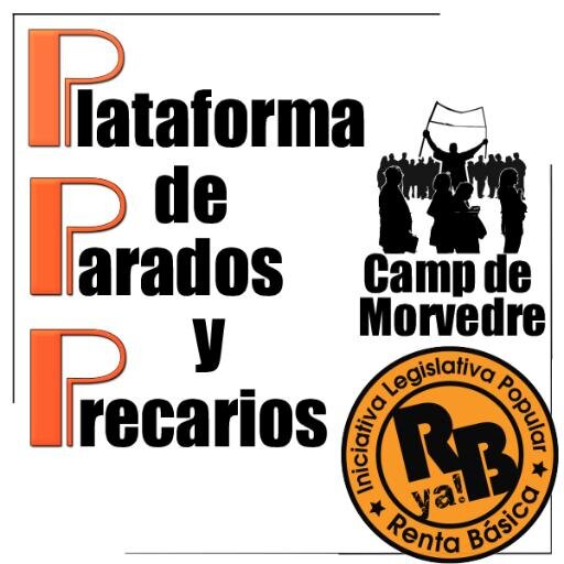 Somos Parados pero movilizados y luchando por nuestro derecho a un trabajo digno.Twitter de la Plataforma de Parados y Precarios del Camp de Morvedre.