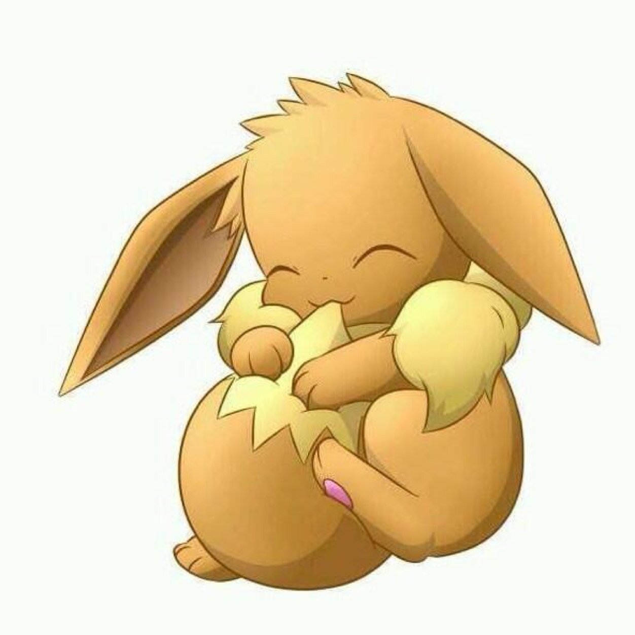 I a baby Eewee name Oliwer *smiles* #Male #RP