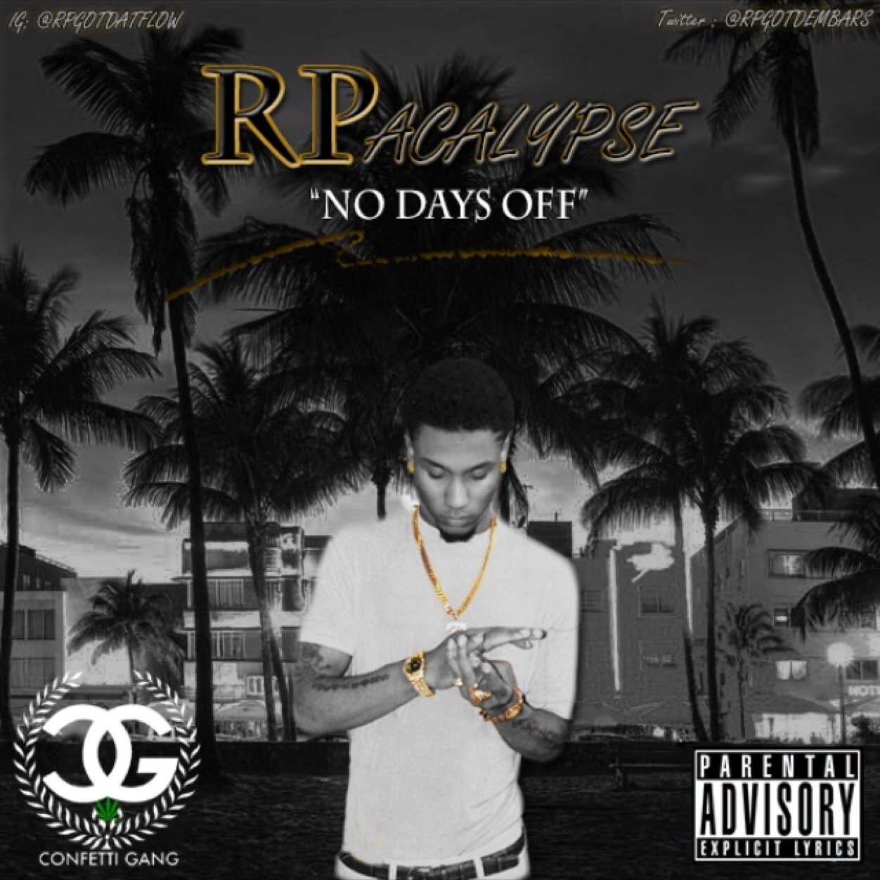 Rp
lima,OH
Confetti Gang 
No days off out now