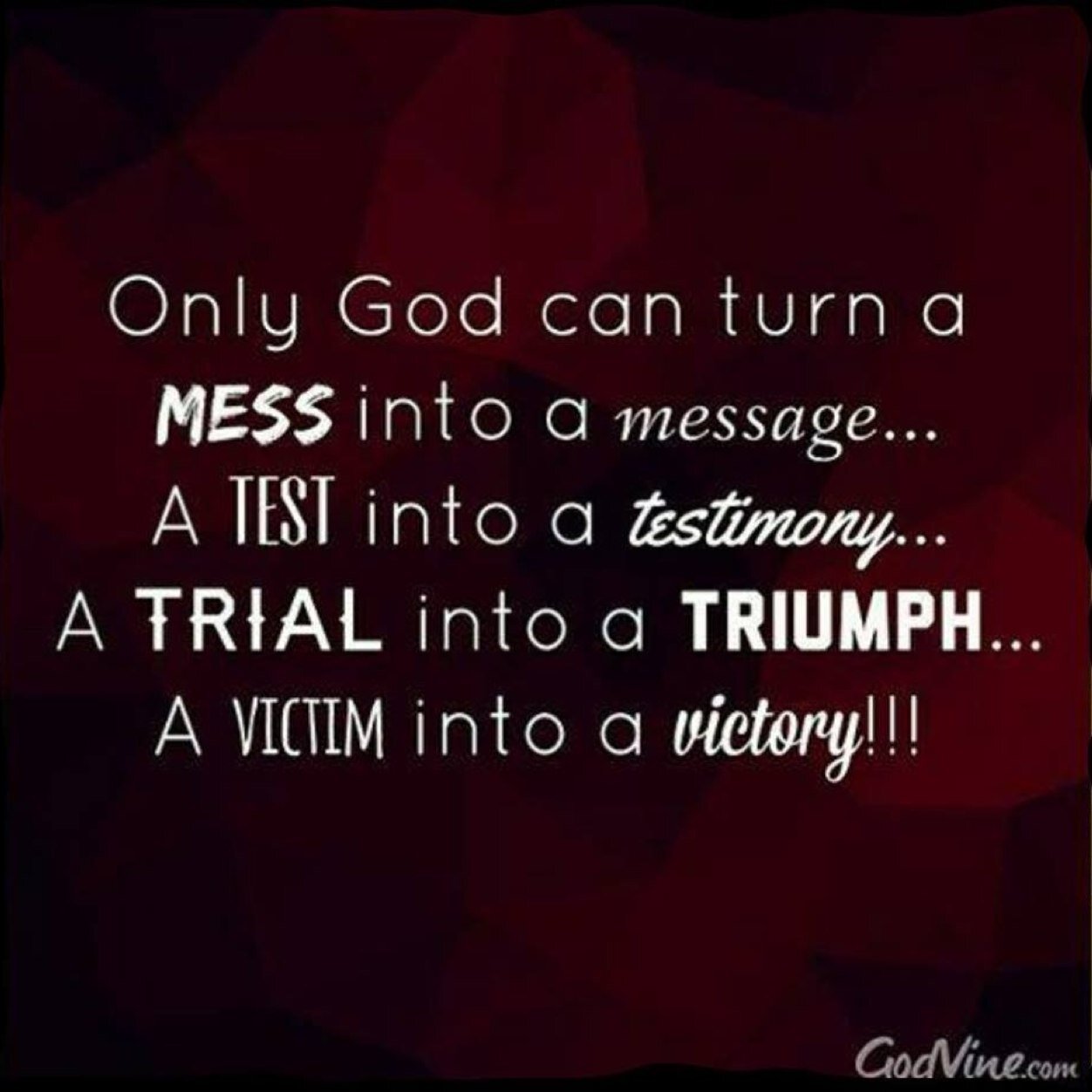 Father of 3, believe in our God Almighty. Rugby, God is always there.