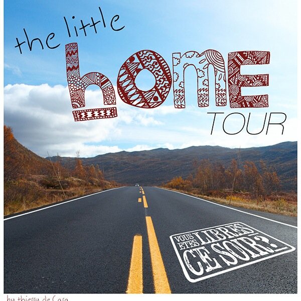 The little home tour est une web-série mettant en scène Thierry De Cara. L'artiste se rend quelque part en France et doit trouver un lieu pour jouer le soir.