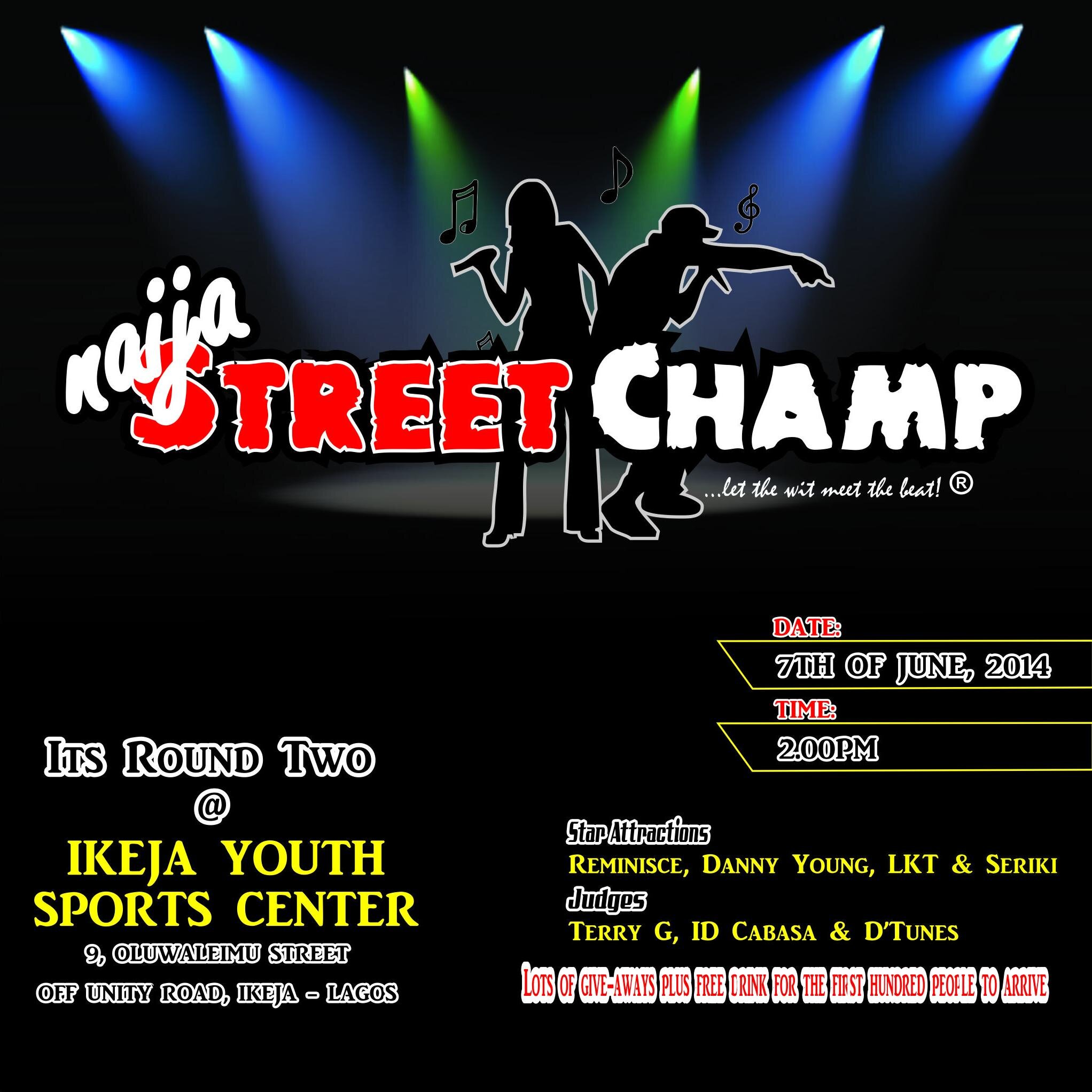 The Niaja Street Champ is an open-mic music competition that allows young talents “Freestyle to a beat” as the Street Champ tours Lagos