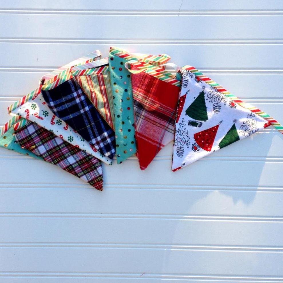 Christmas Bunting Holiday Decorations