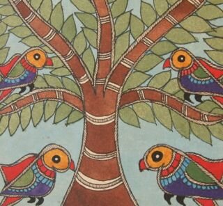 India's stunning (and affordable) indigenous artworks, some of which bear striking resemblance to many of Australia's Aboriginal art forms.