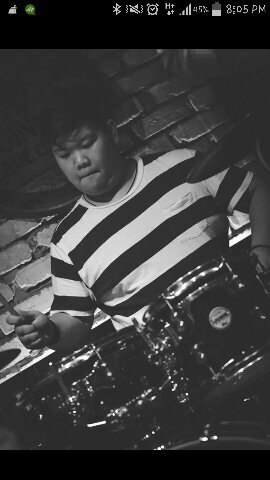 drummer in training :) @shahirahothmn is awesome :3