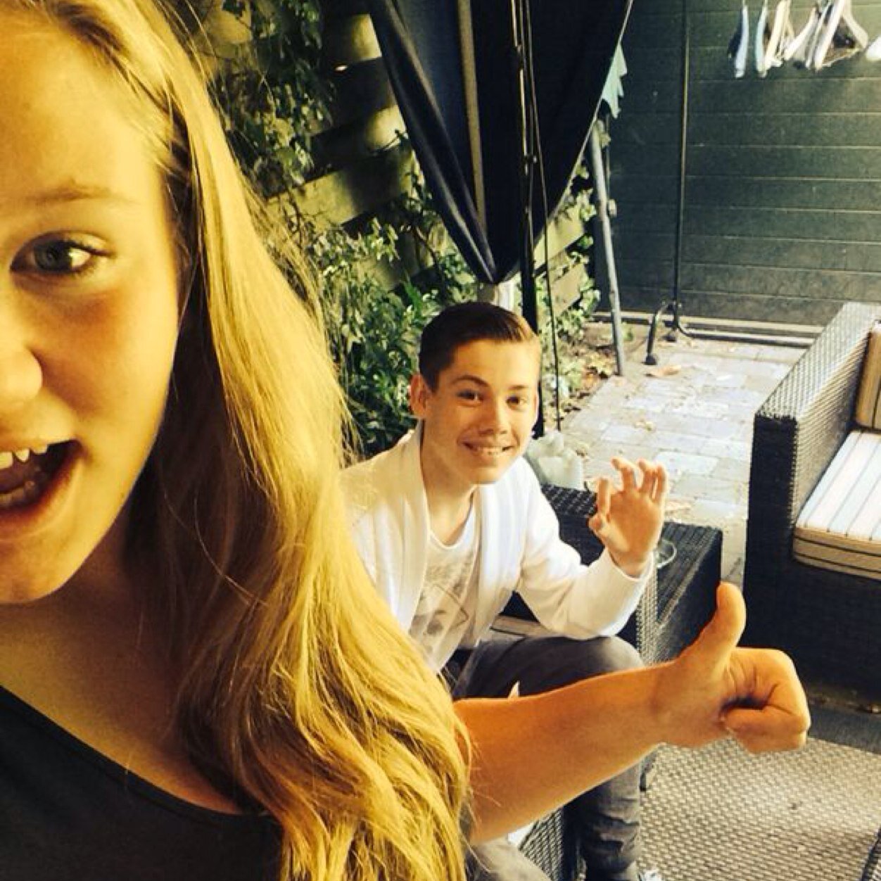 #teamsesamstraat w/ maatje @elon_PSV - #Ilovefood - haters gonna hate