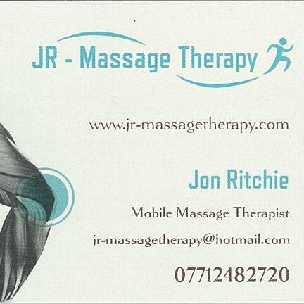 'JR-Massage Therapy - Jon Ritchie - Professional Sports Masseur
