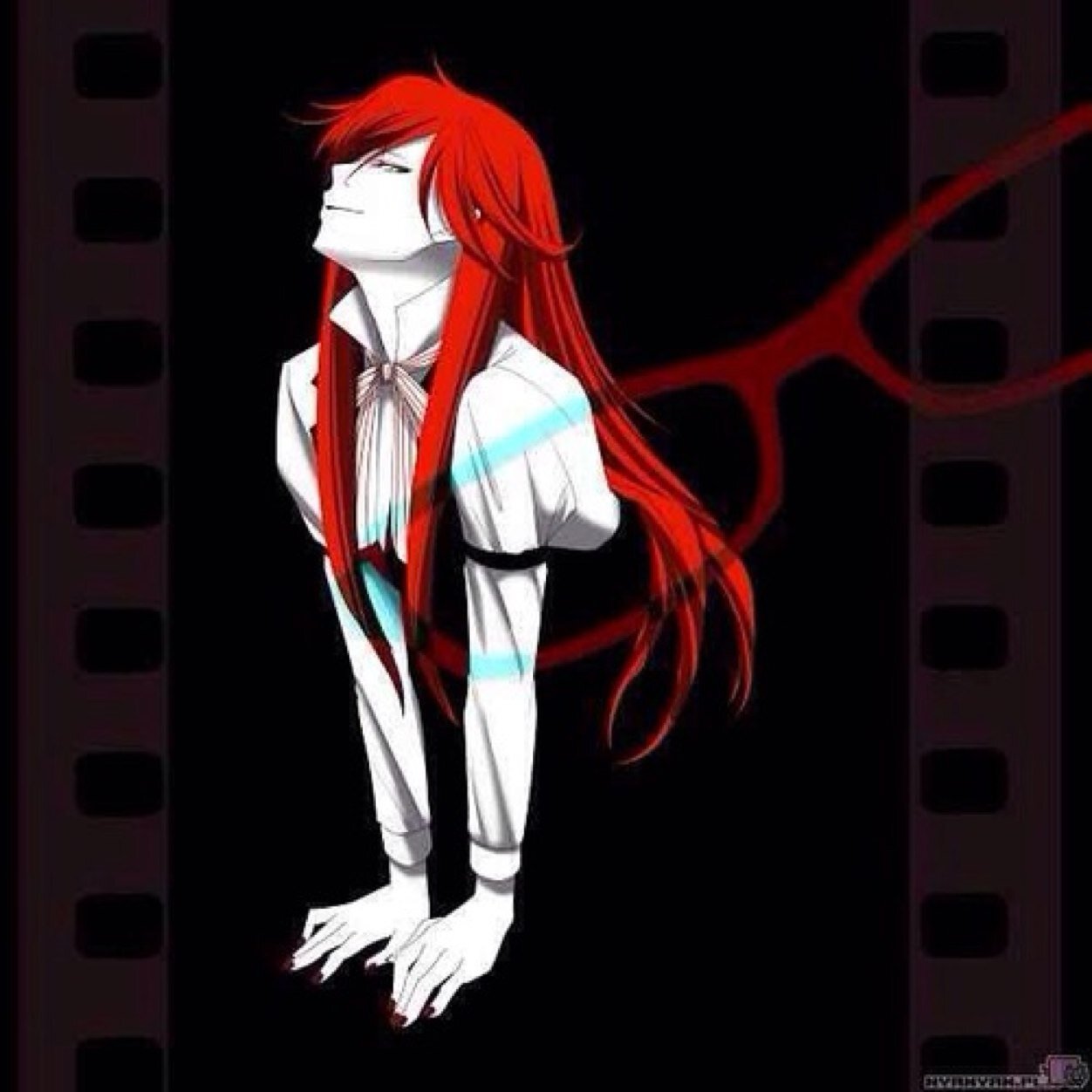I am Grell Sutlcliff. Butler to the Burnetts. I'm a fine class Grim Reaper. I just love my Sebby and my Will. (Single/Bi/16+/Multiverse.)