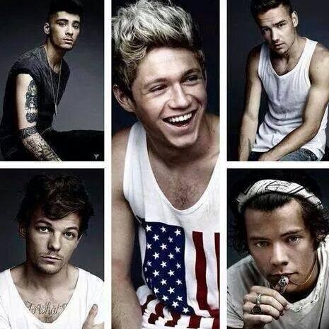 One Direction  son lo mejor los amo con todo mi corazón son lo mejor especiales son muy buenos cantantes los adoro :)
