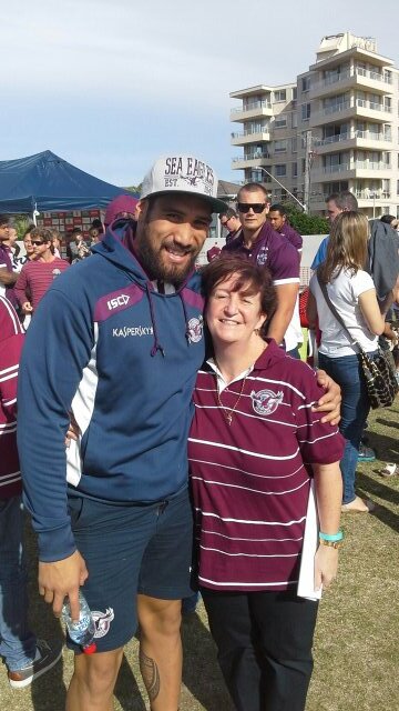 mad Manly supporter, love going to Brookvale with my family.
