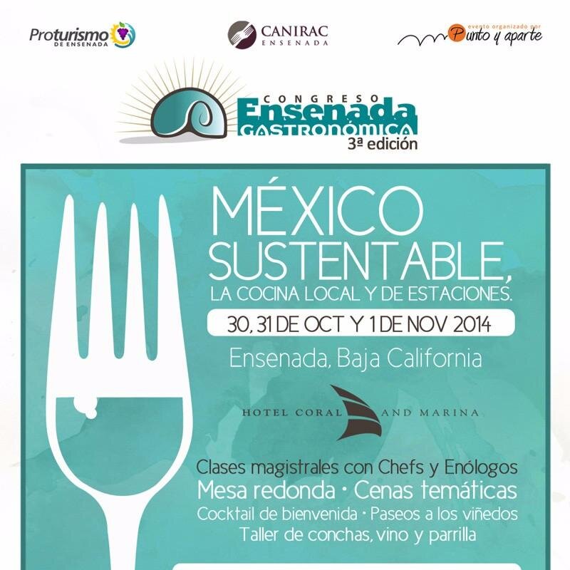 Congreso Ensenada Gastronómica, foro en el que se desarrollan los temas más destacados   y trascendentes de la gastronomía a nivel nacional.
