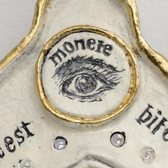 arii momoyo pottery 燭台付き鏡 燭台付き鏡