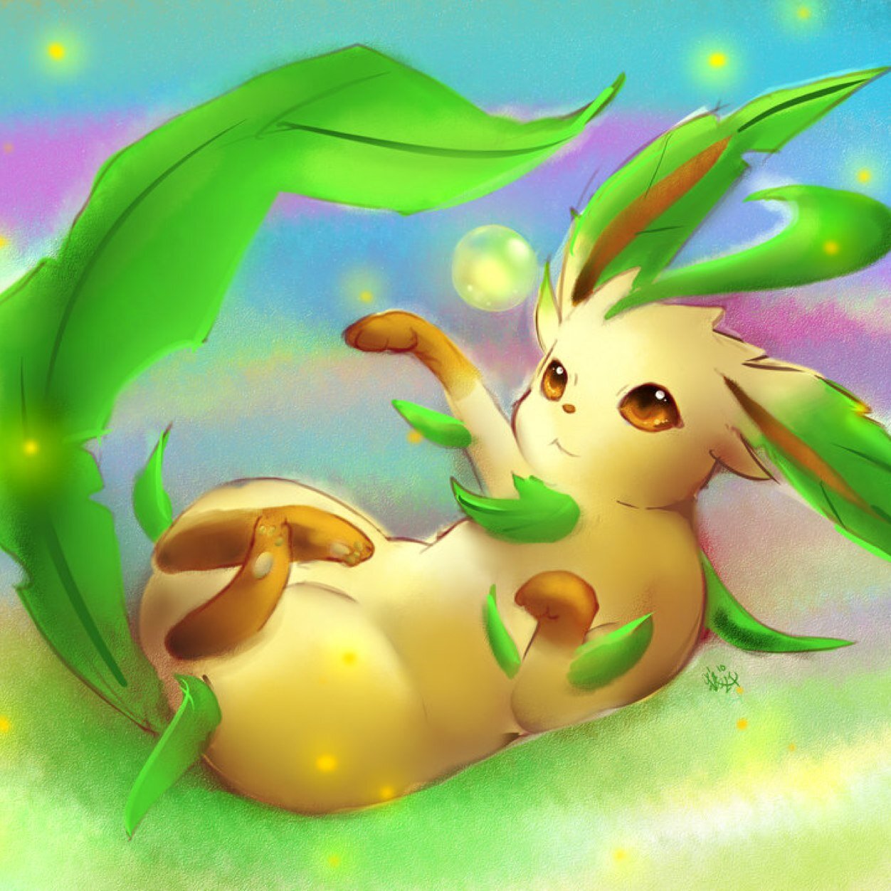 I'm a good natured leafeon, curious, cheerful, energetic, and adventurous! Can you tame my wild personality? #male #single #RP(18+)