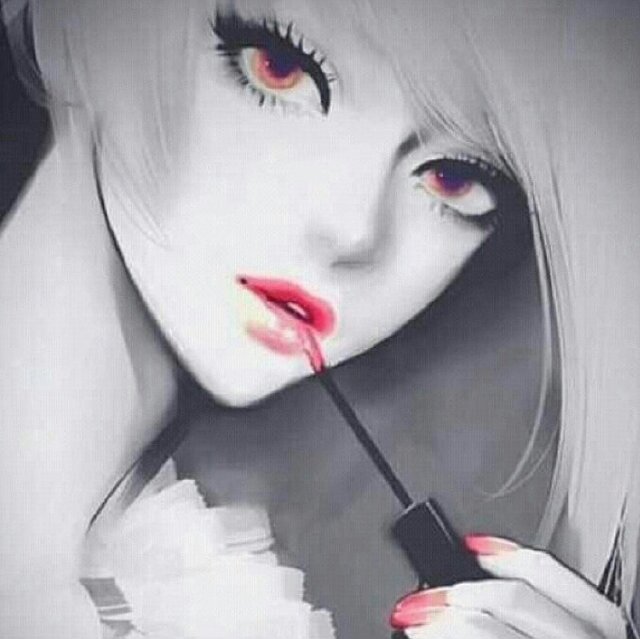 في الخيال وشوية واقع.                   #Otaku     Insta: Swiir1414