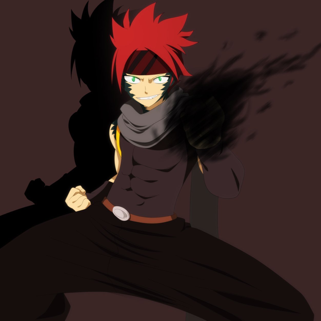 My name? My name is Kazuki Kazuhiko. I am the Dark Flame Dragon Slayer! Do not underestimate  me, because you will pay the price.