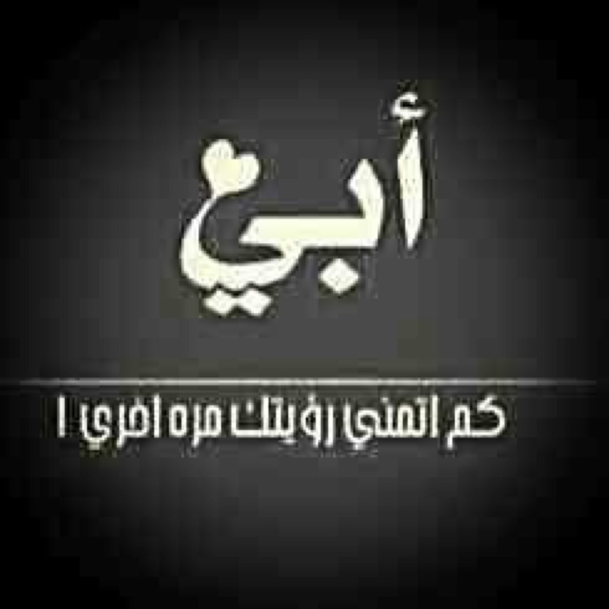 ابي.. أضيع بالعالم وهمي سؤالي ؟ هو أنت ؟ وينك ؟ ليه ماعاد شفناك ؟
