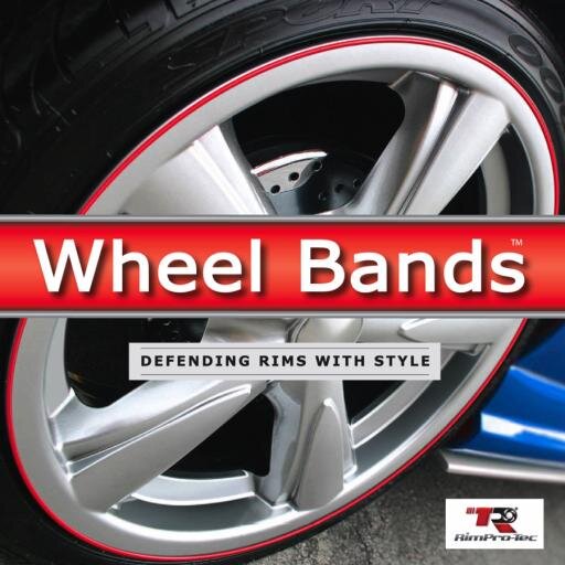 Color personalize AND help protect your rims from low speed curb scuffs with RimPro-Tec® Wheel Bands™.