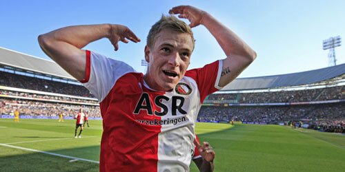 Feyenoord fan in hart niet. Supporter van Oranje. Fashion icoon.