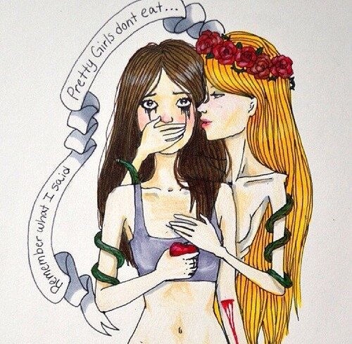 Los pensamientos suicidas te hacen fuerte, los cortes te hacen tatuajes sin tener que pagar.