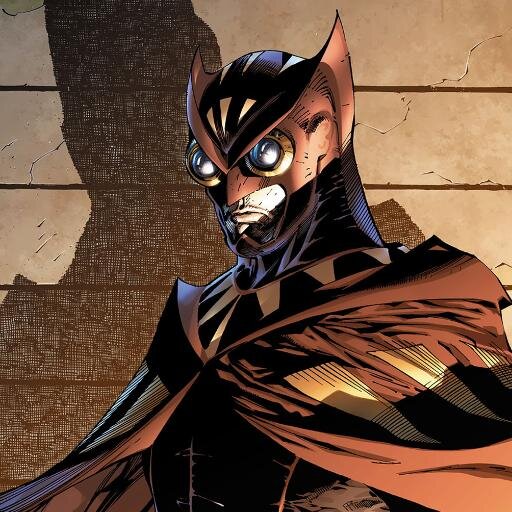 Dan Dreiberg, the second Nite Owl. Crimebuster. 
Who watches the Watchmen? [Semi-Cannon. Not affiliated with DC Comics!]