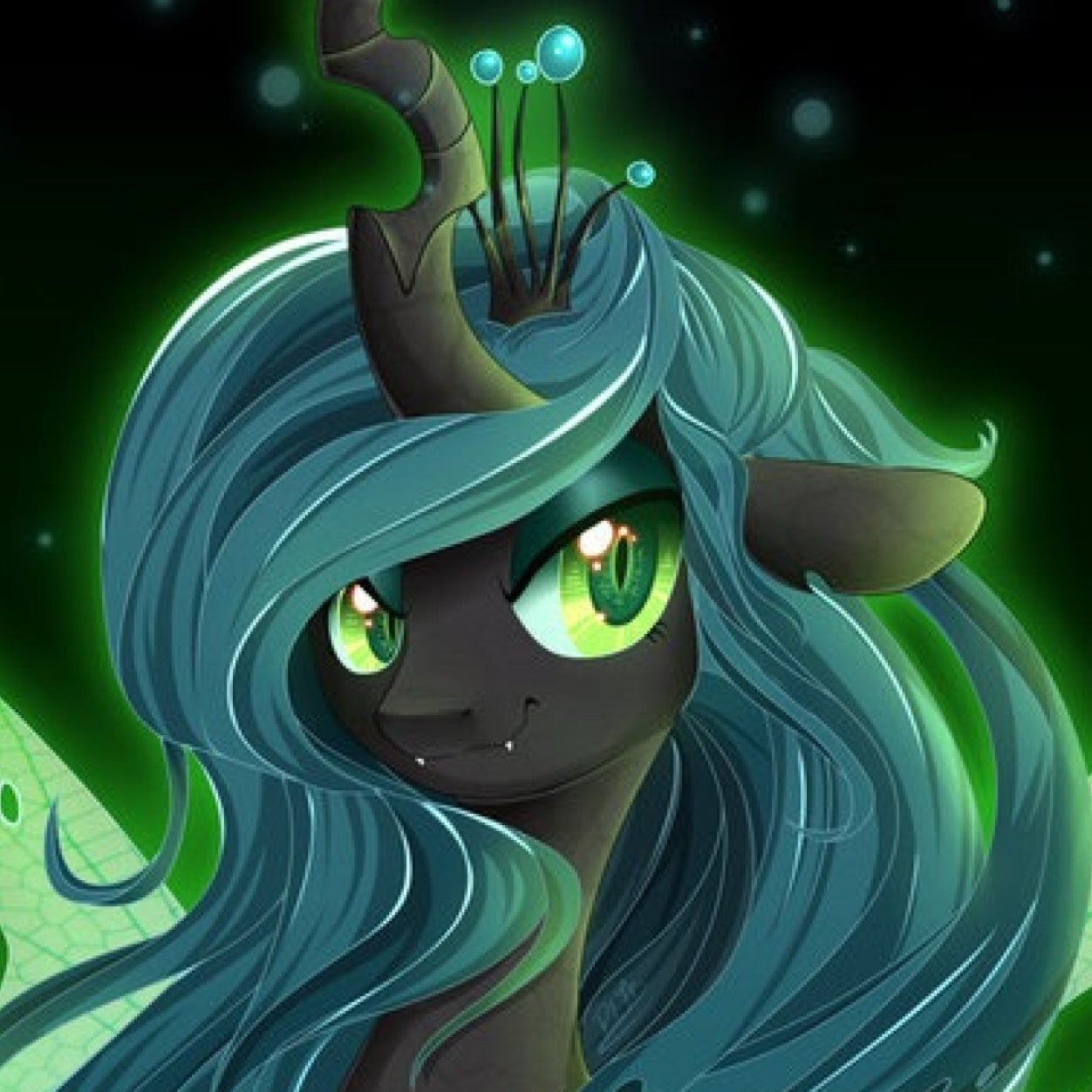 Queen of Changelings, and soon to be Queen of /ALL/ Equestria.