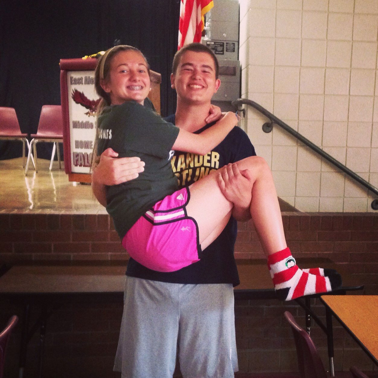 my names maguire i play football, i wrestle, and i do track. over all of that god comes first in my life