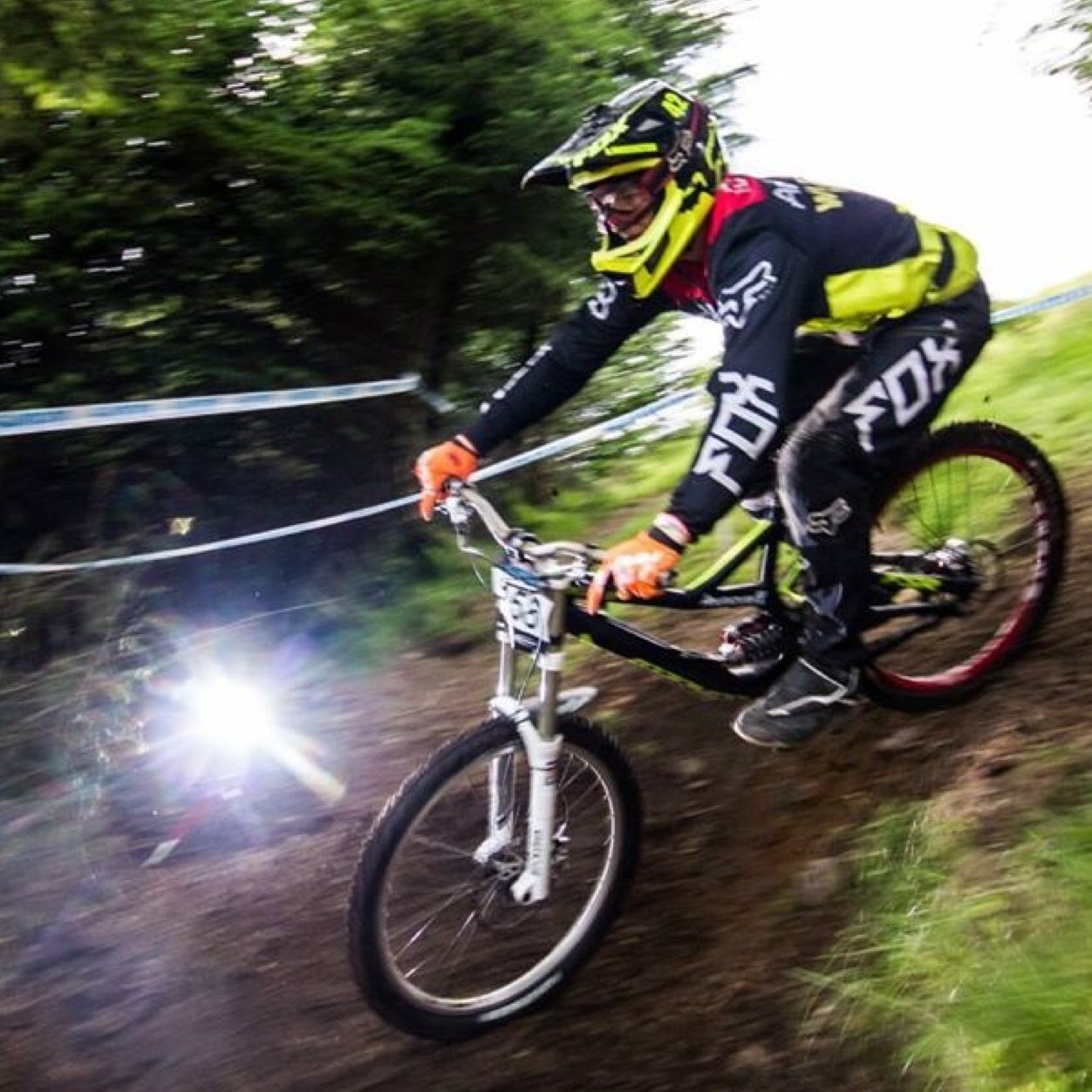20 years old, race downhill bikes for @adventurexlife and @crankcycles  Love it!