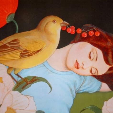 Fille à chats lunatique qui aime jouer, le thé, dormir et faire des gribouillages, les Beatles, les Divine Comedy et Alain Souchon.