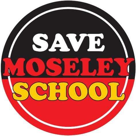 Moseley School Parents and Community Association. Keeping Moseley School safe and independent from Tim Boyes, Thelma Probert OBE, Keith Townsend, etc.