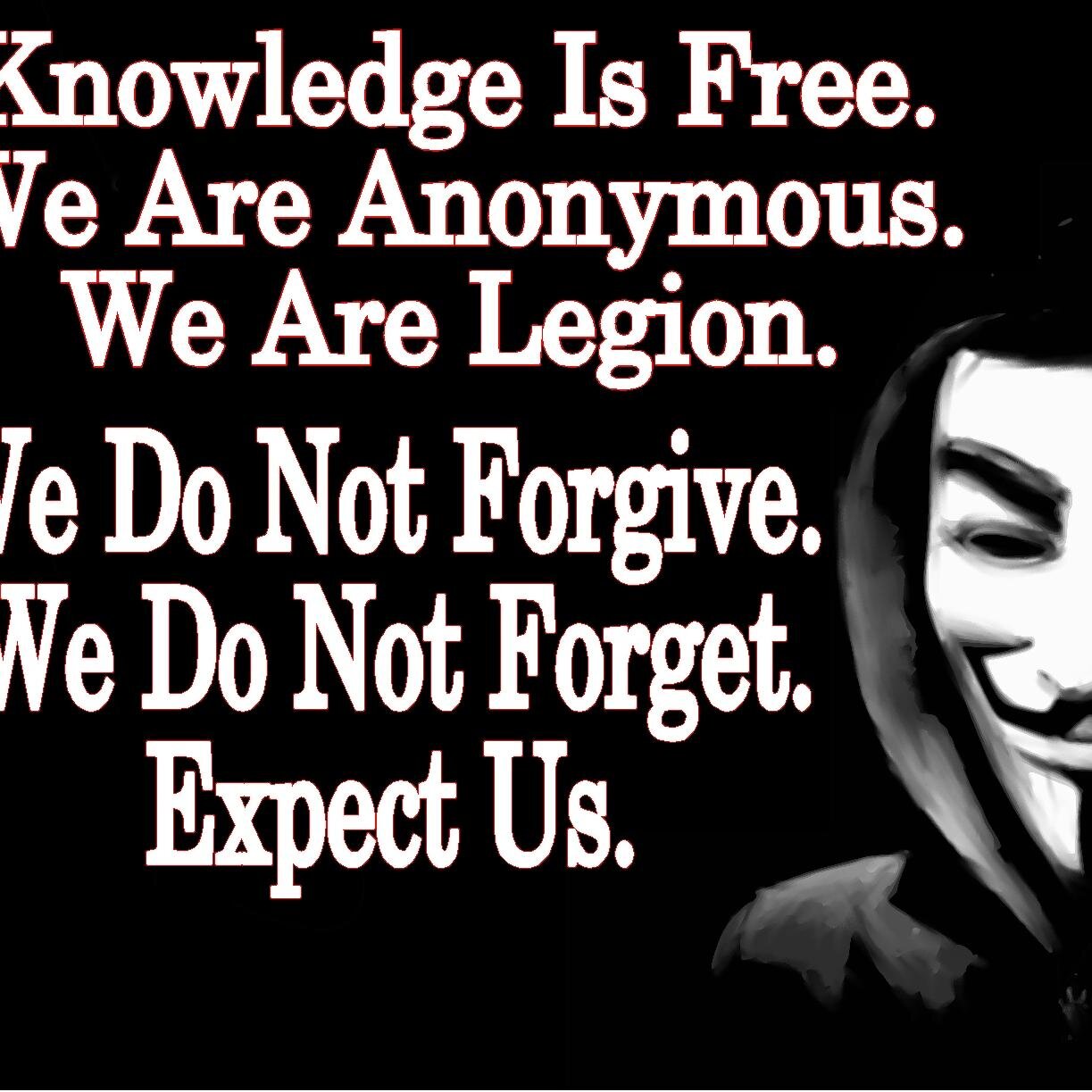 We Are Anonymous