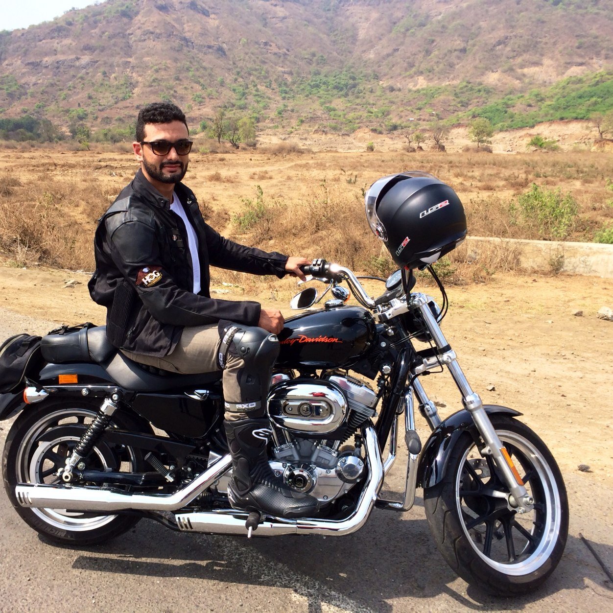 I look up at space and I ride motorcycles :)