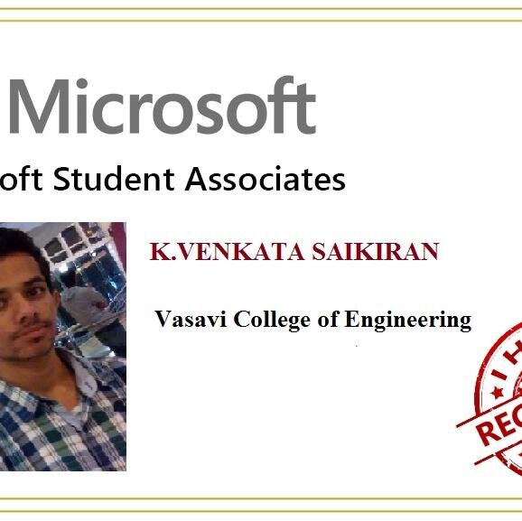 kvsaikiran3's profile picture. 