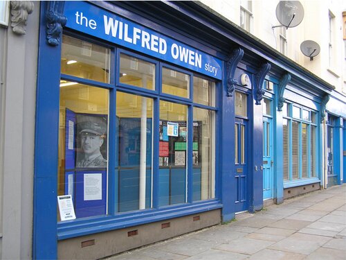 The UK's first and only permanent Wilfred Owen exhibition. http://t.co/02mzasb4ZT