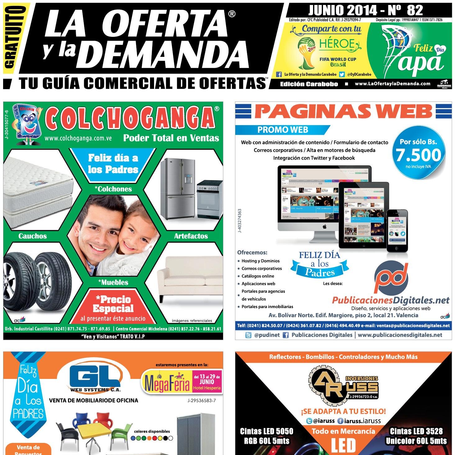 Somos La Oferta y la Demanda la guía comercial por excelencia  en el estado Carabobo. Todo lo encuentras aquí. Contáctanos ya, es tu oportunidad. 0241.824.05.22