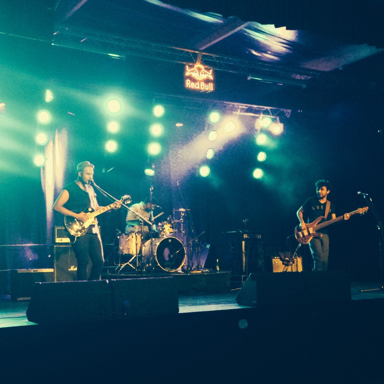 3 piece melodic rock band that's going to take over the world. Bass + vocals: @princy_14. Guitar +lead vocals: @prestonellapen. Drums + vocals: Shannon John.