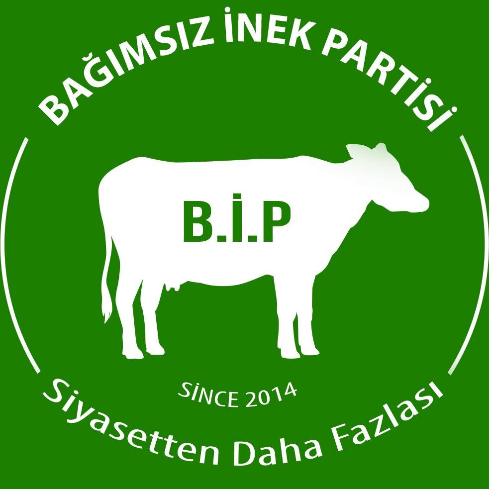 Hiç bir siyasi parti ile bağımız yoktur. Amacımız, siyasetsiz bir Türkiye'dir! Siyasetin en eğlenceli hali @BipResmi İletişim: bipresmi@gmail.com