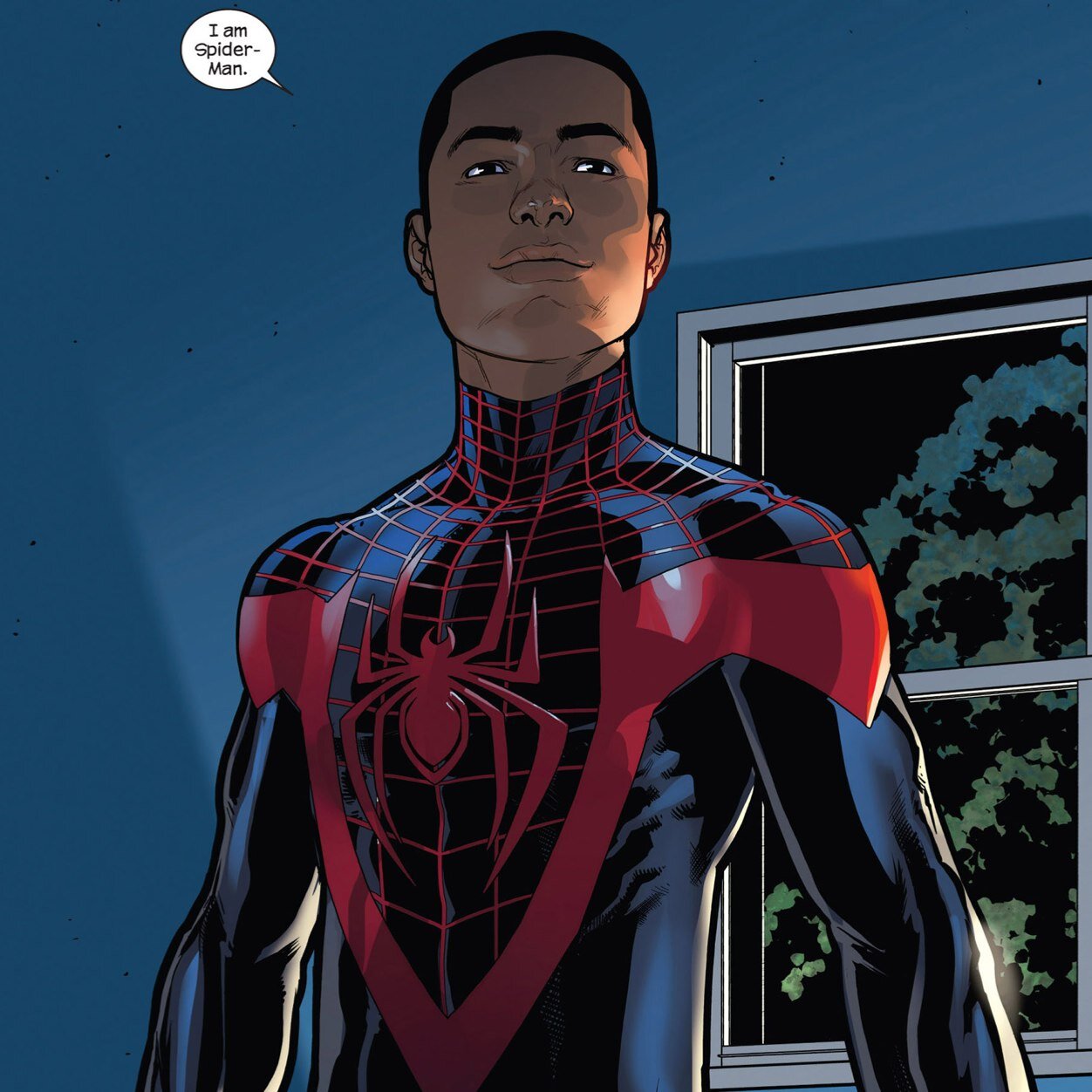 Names Miles. I guess I'm Spider-Man now. Peter Parker passed away so... Yeah. Here I am. This is my life now. #UltimateMarvel #RP