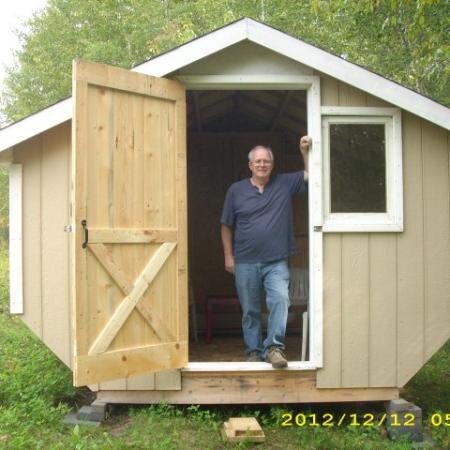 Retired forest engineer and knock-down cabin innovator.
